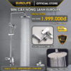 Sen Cây Tắm Nóng Lạnh Eurolife EL-SC902 – Đồng Mạ Chrome