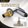 Bát gắn cố định vòi lavabo Eurolife EL-LL120 chắc chắn trên chậu
