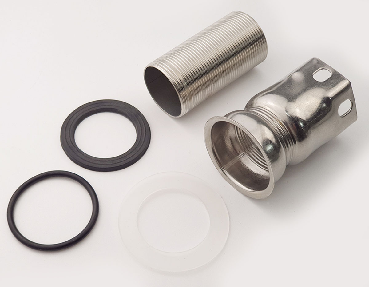 Bát gắn và phụ kiện cố định vòi rửa chén nóng lạnh Eurolife EL-T031, hỗ trợ lắp đặt chắc chắn trên chậu rửa hoặc mặt bàn bếp.