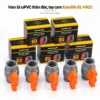 Bộ 5 van bi uPVC thân đúc Eurolife EL-VN21 size 21mm