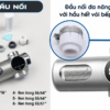 Máy lọc nước gắn vòi Eurolife EL-LS-A15 đi kèm 6 đầu nối chuyển đổi, hỗ trợ lắp đặt với nhiều loại vòi bếp tiêu chuẩn.