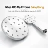 Đài sen và tay sen Eurolife EL-DST01 bằng nhựa ABS mạ Chrome sáng bóng