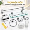 Bộ phụ kiện phòng tắm inox 304 6 món Eurolife EL-P01