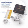 Bộ sản phẩm tiêu chuẩn củ sen lạnh Eurolife EL-SL109 gồm thân vòi, ốp che, hộp sản phẩm và phiếu bảo hành, giúp khách hàng yên tâm khi mua hàng chính hãng.