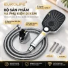 Bộ Eurolife EL-127SH-T gồm tay sen 3 chế độ, dây sen 150 cm, bát gác, 2 ốc vít và 2 tắc kê