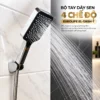 Bộ tay dây sen 4 chế độ Eurolife EL-126SH-T sử dụng trong phòng tắm