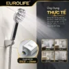 Bộ tay dây sen Eurolife EL-120SH lắp thực tế trong phòng tắm với chuẩn kết nối G1/2” – 21mm