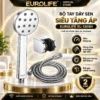 Bộ tay dây sen siêu tăng áp Eurolife EL-120SH 1 chế độ Phun tăng áp massage