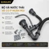 Bộ xả và co P chậu đá thạch anh Eurolife EL-QC8349