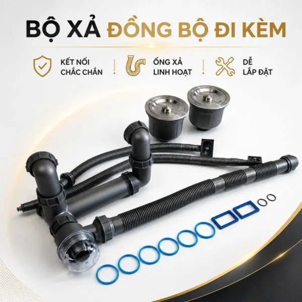 Bộ xả đồng bộ đi kèm chậu Eurolife EL-LS12050