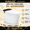 Bồn cầu thông minh Eurolife EL-SM8058D màu trắng, kèm thông tin 27 chức năng và các tiện ích tự động.
