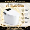 Bồn cầu thông minh Eurolife EL-SM8059B màu trắng, nắp đóng, kèm biểu tượng giới thiệu 24 chức năng