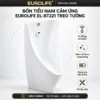 Bồn tiểu nam cảm ứng Eurolife EL-BT221 treo tường với thông tin men Nano, pin AAA và bảo hành.