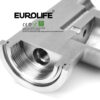 Chất liệu inox SUS 304 của vòi rửa chén nóng lạnh Eurolife EL-T030, không chì, an toàn cho sức khỏe và phù hợp sử dụng lâu dài trong nhà bếp.