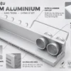 Chất Liệu Nhôm Aluminium Kệ Bếp Eurolife EL-K2