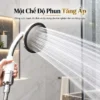 Tay sen mặt tròn Eurolife EL-146SH phun dòng nước tăng áp trong phòng tắm