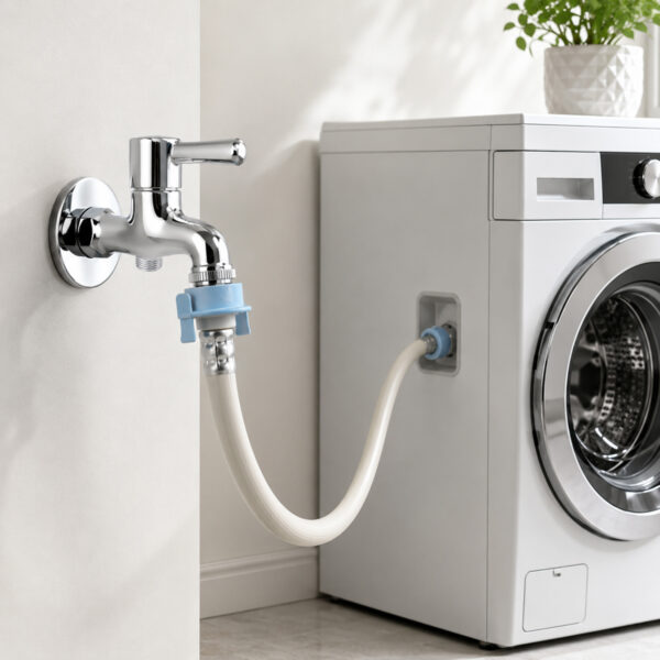 Củ sen lạnh Eurolife EL-SL109 có thể kết nối với ống cấp máy giặt, phù hợp lắp đặt tại khu giặt, ban công hoặc vị trí cần cấp nước lạnh tiện lợi.