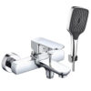 Ảnh sản phẩm củ sen nóng lạnh Eurolife EL-8001 mạ Chrome, thân đồng H61 trọng lượng 1320g, kèm tay sen 3 chế độ, dây sen 150cm và bát gác tiện dụng.