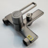 Ảnh mô tả thiết kế mềm mại hiện đại của củ sen nóng lạnh Eurolife EL-GRAY 01 màu xám Gray, phù hợp cho khách hàng muốn nâng cấp phòng tắm đẹp và đồng bộ.