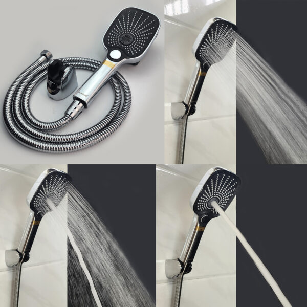 Củ sen nóng lạnh Eurolife EL-ROS 01 đi kèm tay sen 3 chế độ siêu tăng áp, dây sen 150cm và bát gác, giúp người dùng tắm thoải mái hơn hằng ngày.