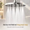 Đài sen Eurolife EL-DST01 hoạt động với các dòng nước phun từ mặt sen Ø200mm