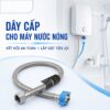 Dây cấp nước Eurolife EL-DI50, EL-DI60 có thể kết nối máy nước nóng khi chuẩn ren và điều kiện vận hành tương thích, hỗ trợ lắp đặt thuận tiện.