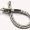 Dây cấp nước nóng lạnh đi kèm vòi rửa chén Eurolife EL-T030, hỗ trợ kết nối nguồn nước ổn định, tiện lợi khi lắp đặt tại khu vực chậu bếp.