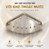 Đáy dập nguyên tấm có khe thoát nước kệ Eurolife EL-KG1