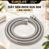 Dây sen Inox SUS 304 Satin dài 150cm đi kèm bộ Eurolife EL-110SH