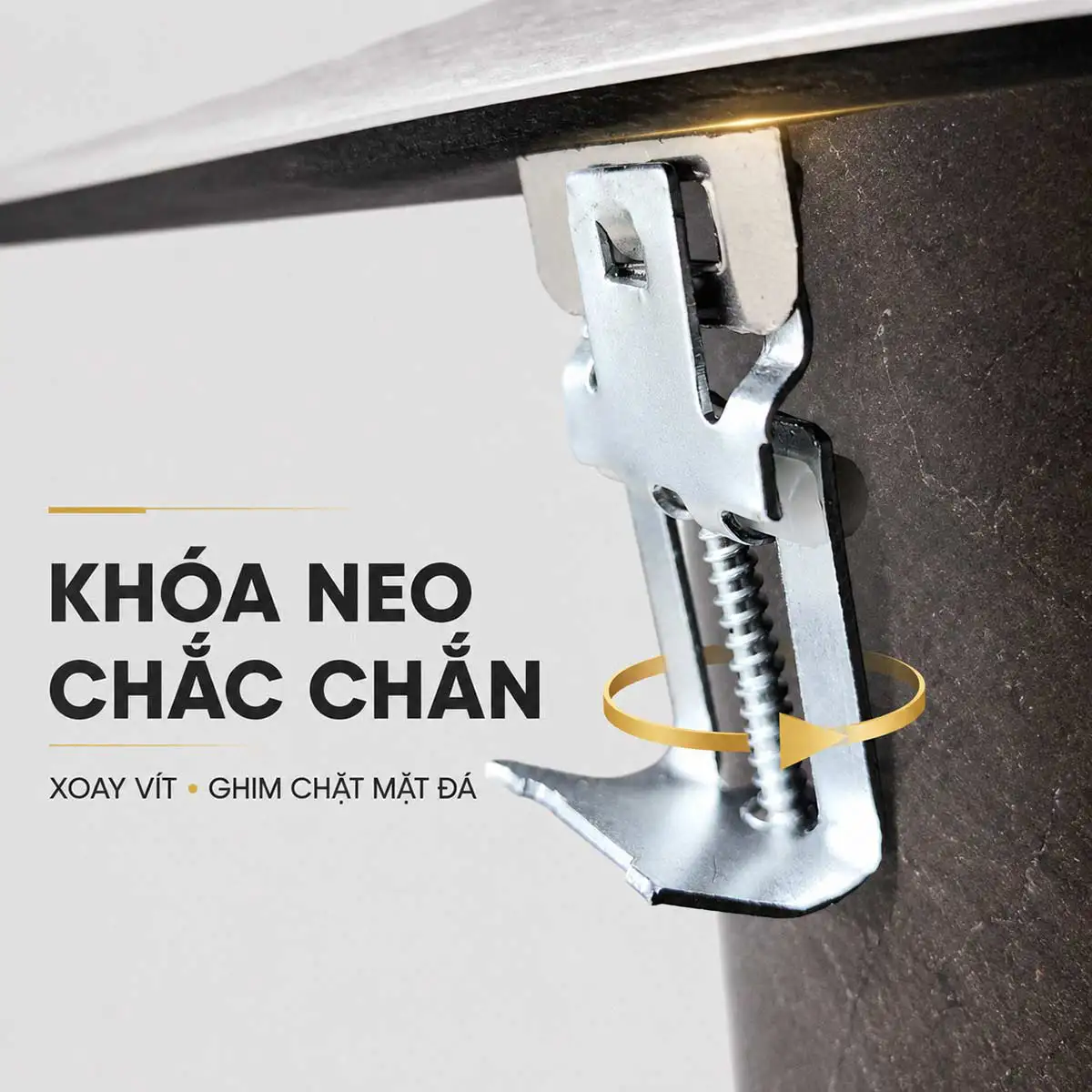 Móc neo cố định chậu rửa chén lắp nổi Eurolife EL-C7