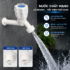 Vòi hồ Eurolife EL-HN06 phục vụ cấp nước cho tưới cây, rửa sân, vệ sinh và lấy nước; khách hàng lựa chọn bộ 3 vòi ren 21mm hoặc bộ 3 vòi ren 27mm.