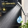 Tay sen Eurolife EL-121SH phun nước trong phòng tắm minh họa khả năng hỗ trợ tiết kiệm nước