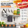 Kệ gia vị nhôm Eurolife EL-K2 clearance giá 199.000đ