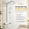 Minh họa trường hợp nên thay bộ đài sen tay sen Eurolife EL-DST01 cho hệ sen cây