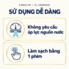 Bảng minh họa EL-SM8062D với biểu tượng đồng hồ áp lực nước và thao tác làm sạch bằng một phím.