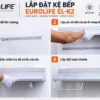 Hướng dẫn lắp đặt kệ bếp nhôm Eurolife EL-K2 treo tường