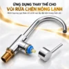 Lõi van Ceramic Eurolife lắp bên trong vòi rửa chén nóng lạnh với tay gạt tháo rời