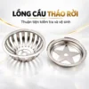 Lồng cầu tháo rời của cầu chắn rác inox 304 phi 90 Eurolife EL-CR02 thuận tiện kiểm tra và vệ sinh