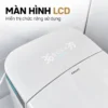 Màn hình phía sau Eurolife EL-SM8062D hiển thị các chữ số và biểu tượng trạng thái trên bề mặt màu trắng.
