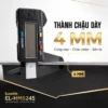 Mặt chậu Eurolife EL-HM8245 dày 4 mm được minh họa bằng thước đo