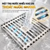 Mặt thoát sàn Eurolife EL-HG03 với nhiều khe dài song song hỗ trợ thoát nước nhanh