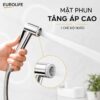 Mặt phun tăng áp cao một chế độ của Eurolife EL-X08 tạo chùm tia nước tập trung để hỗ trợ làm sạch.