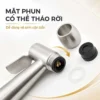 Mặt phun Eurolife EL-H-X05 có thể tháo rời, giúp người dùng vệ sinh cặn bẩn tại đầu phun thuận tiện hơn.