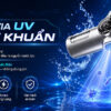 Máy lọc nước Eurolife EL-LS-A15 tích hợp tia UV hỗ trợ khử khuẩn và công nghệ tuabin tự phát điện, không cần dùng pin hay điện