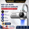 Máy lọc nước gắn vòi Eurolife EL-LS-A15 có màn hình LED, tia UV hỗ trợ khử khuẩn, tuabin tự phát điện, dễ lắp đặt và phù hợp cho gia đình.
