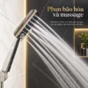 Tay sen Eurolife EL-201SH minh họa chế độ phun bão hòa kết hợp massage với hai vùng tia nước