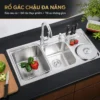 Rổ Inox gác trên hộc chậu EL-C9245 dùng rửa rau củ và để ráo thực phẩm