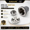 Rốn xả Inox 304 chậu rửa chén đá thạch anh Eurolife EL-QC6049