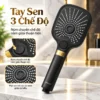 Mặt tay sen 3 chế độ Eurolife EL-127SH-D với núm chuyển chế độ bố trí trực tiếp trên mặt sen