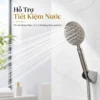 Tay sen Inox 304 Eurolife EL-110SH phun nước thực tế minh họa khả năng hỗ trợ tiết kiệm nước